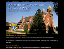 Tablet Screenshot of kc2703.kofcsd.org